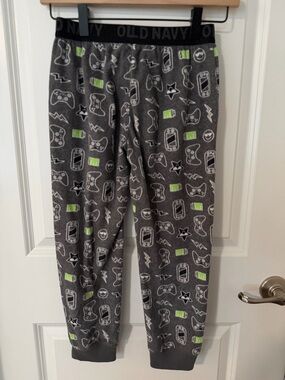 Old Navy Fleece Joggers with elastic Waistband Pajama Pants Size M (8) boys